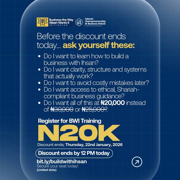 BWI Training discount flyer — Before the discount ends, ask yourself these questions