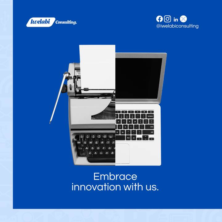Iwelabi Consulting social post — Embrace innovation with us